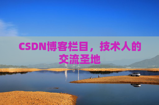 CSDN博客栏目，技术人的交流圣地